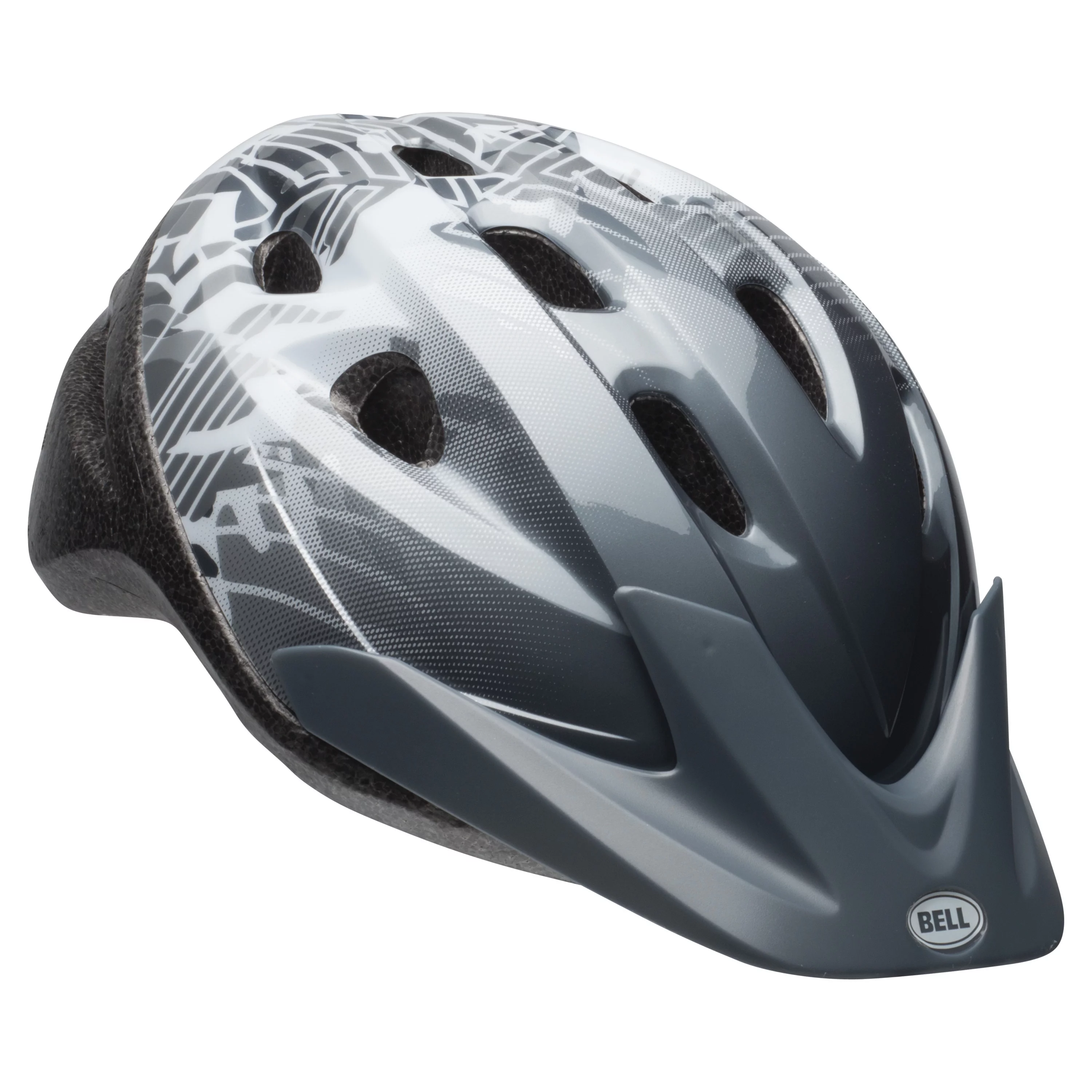 Bell Rally Boys Bike Helmet, Dark Titanium/White, Child 5+ (52-56cm)