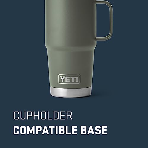 YETI Rambler 20 oz Travel Mug, Stainless Steel, Vacuum Insulated with Stronghold Lid