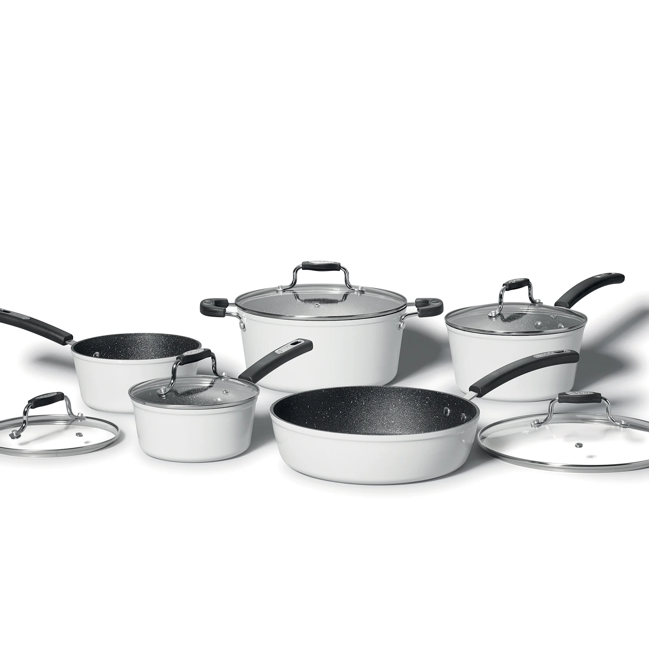 Starfrit The Rock Essentials 10 Piece Set, White