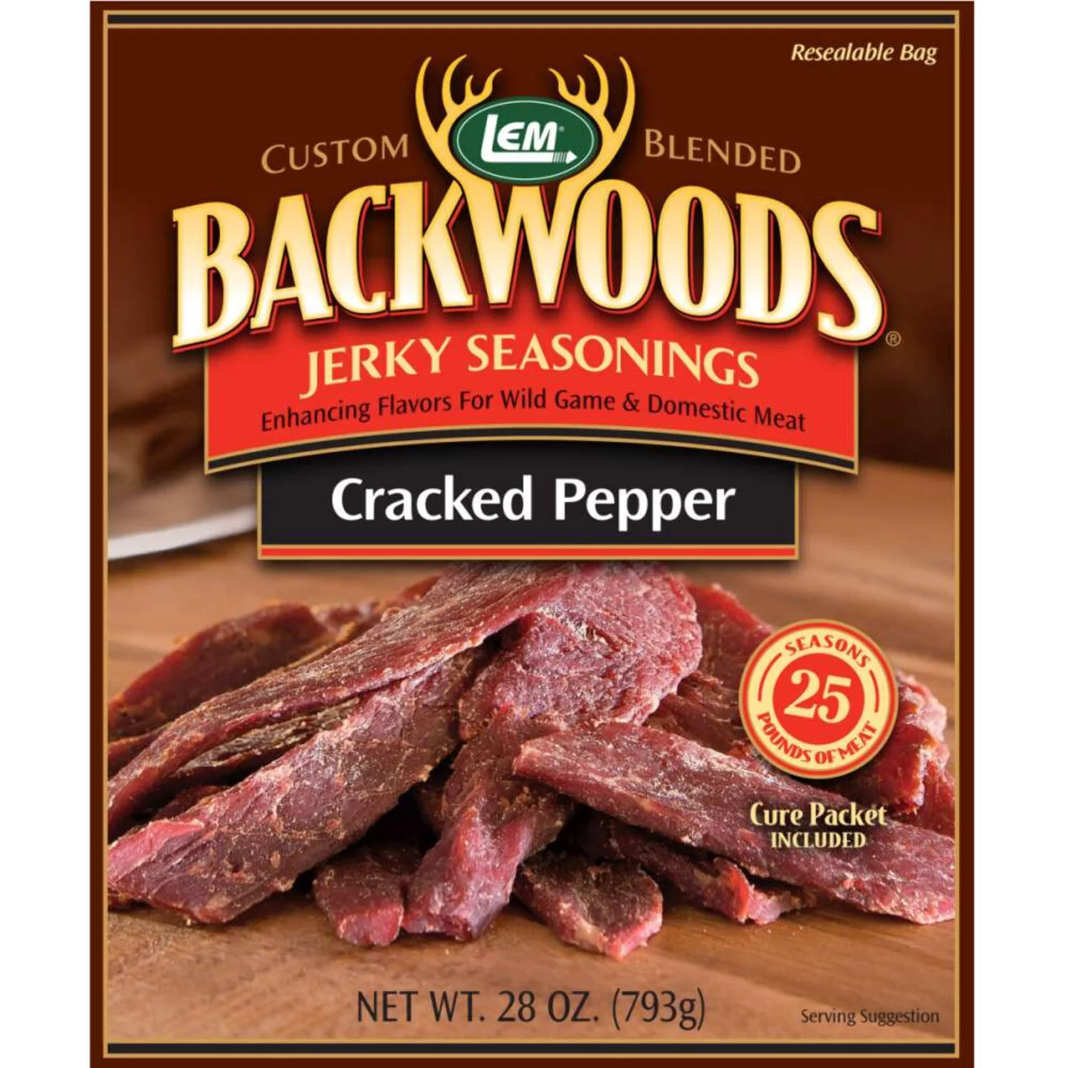 BACKWOODS CRACKED PEPPER JERKY SEASONING