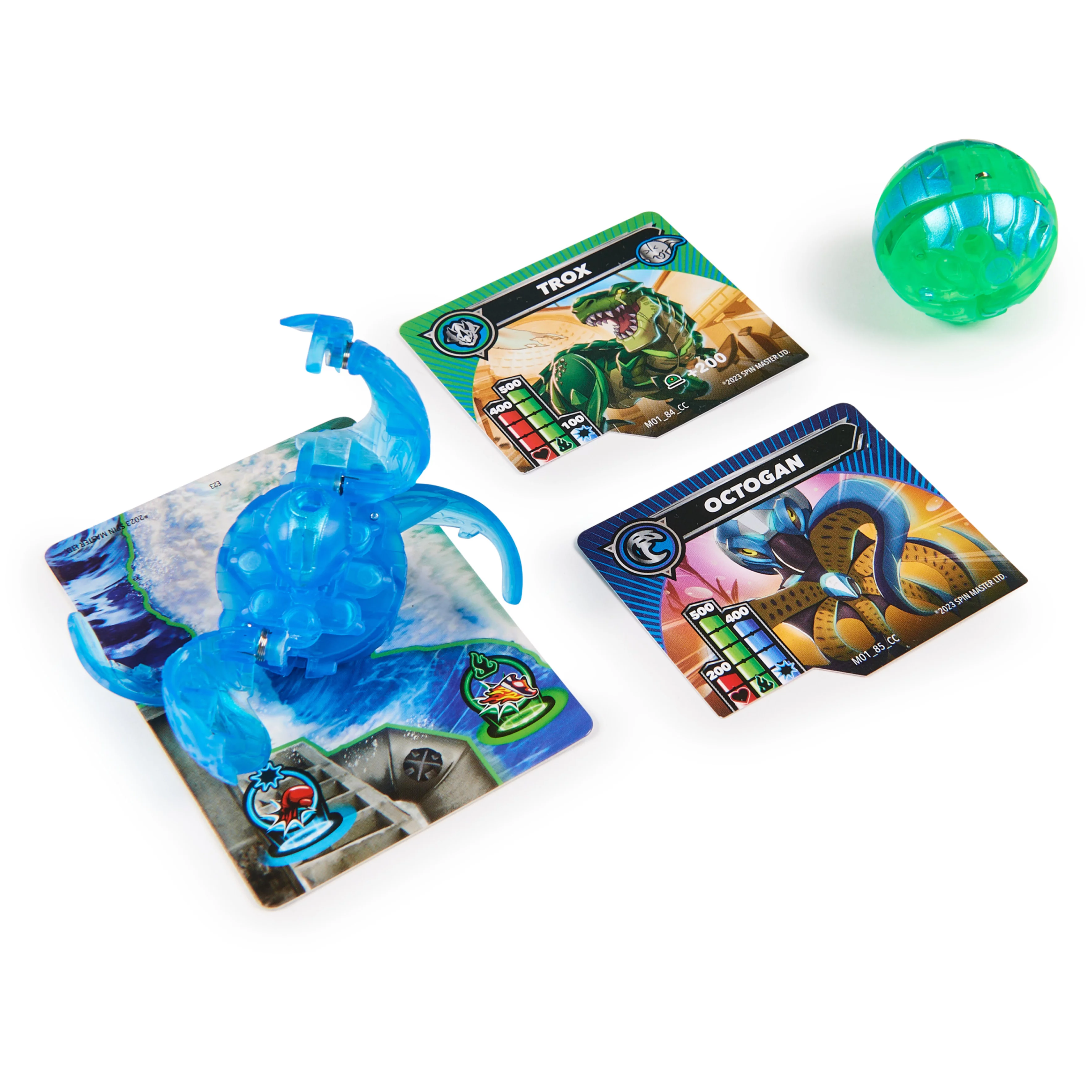 Bakugan Brawl Bros, Customizable 2-Pack Action Figures, Octogan VS Trox