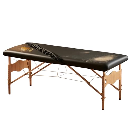 Leather Massage Table Cover Protector - Durable, Washable & Stain-Resistant for Tattoo/Spa/Massage/lash Bed Cover,Waterproof Massage Table Protector(68-72