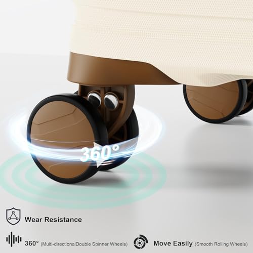 Joyway Expandable Carry on Luggage Sets Airline Approved, Lightweight Hard Shell 20 Inch Carry-on Suitcase with Spinner Wheels