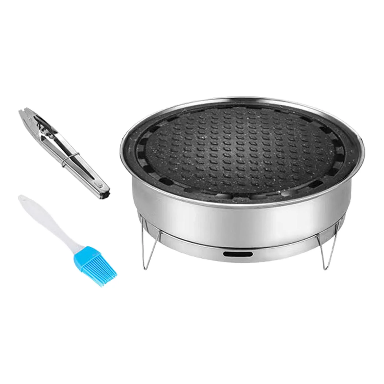 Camping Grill Barbecue Grill Household Multifunctional Small Tabletop Grill for Backyard Cooking Beach Cooker Grill Maifanstone Bakeware