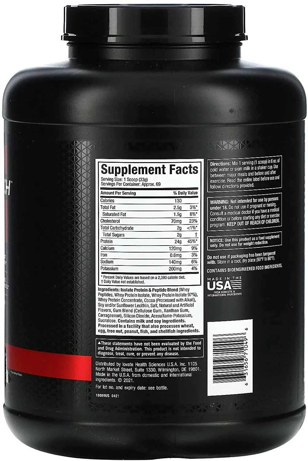 Whey Protein | Nitro-Tech Gold | Smoothie Mix | 5 lbs | Vanilla | Men & Women