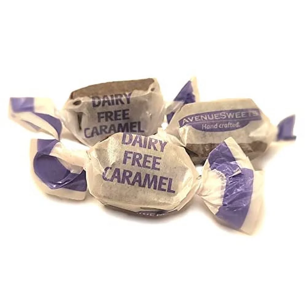 handcrafted organic dairy vegan individually wrapped soft caramels  5 lb box  sea salt chocolate