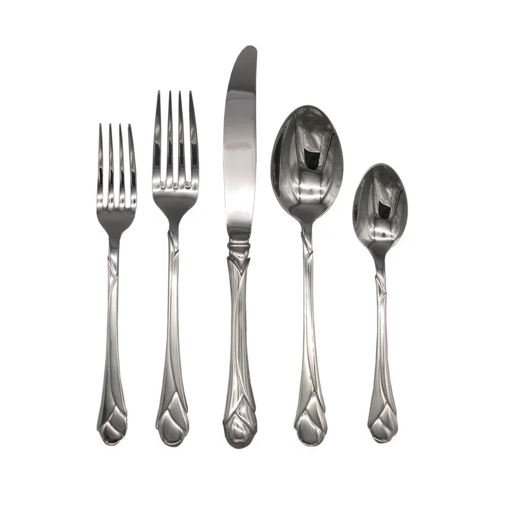 Mikasa Sweet Pea 18/8 Stainless Steel 5pc. Place Setting (Service for One)