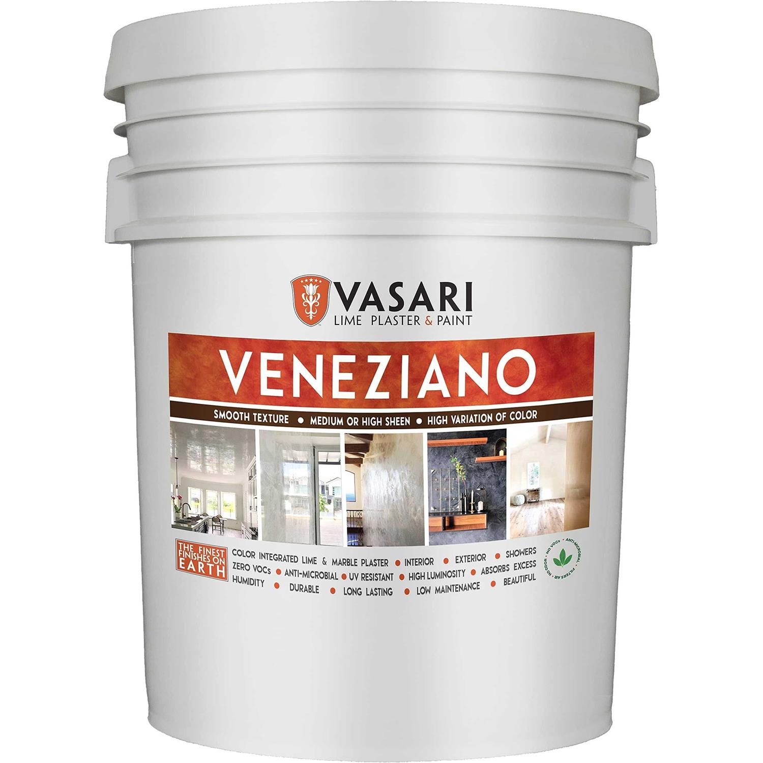 Vasari Lime Plaster & Paint Veneziano Plaster Made from Natural Lime and Powdered Marble - Shop Hardware Tools Online Store