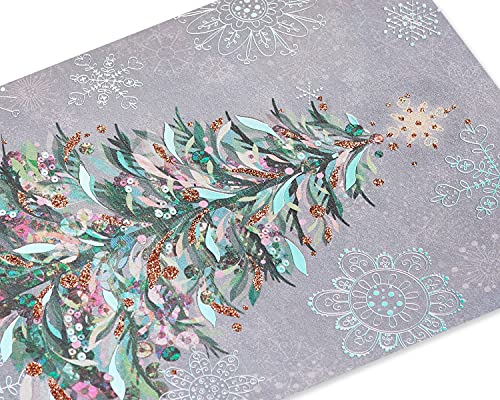 Papyrus Boxed Christmas Cards with Envelopes, Designed by House of Turnowsky, Special Wishes, Christmas Trees (14-Count)