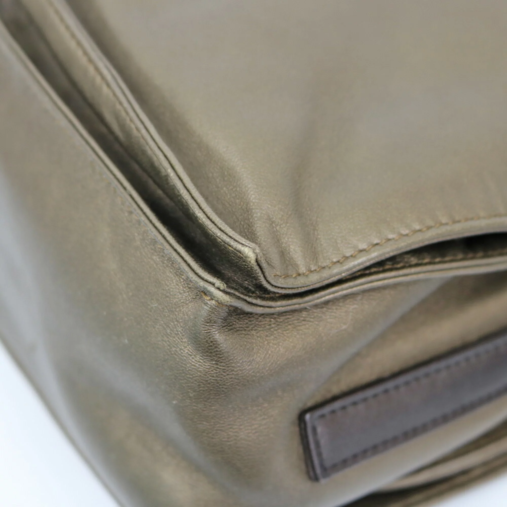 Pre-Owned LOEWE Loewe Shoulder Bag Flamenco Bronze Ladies (Fair)