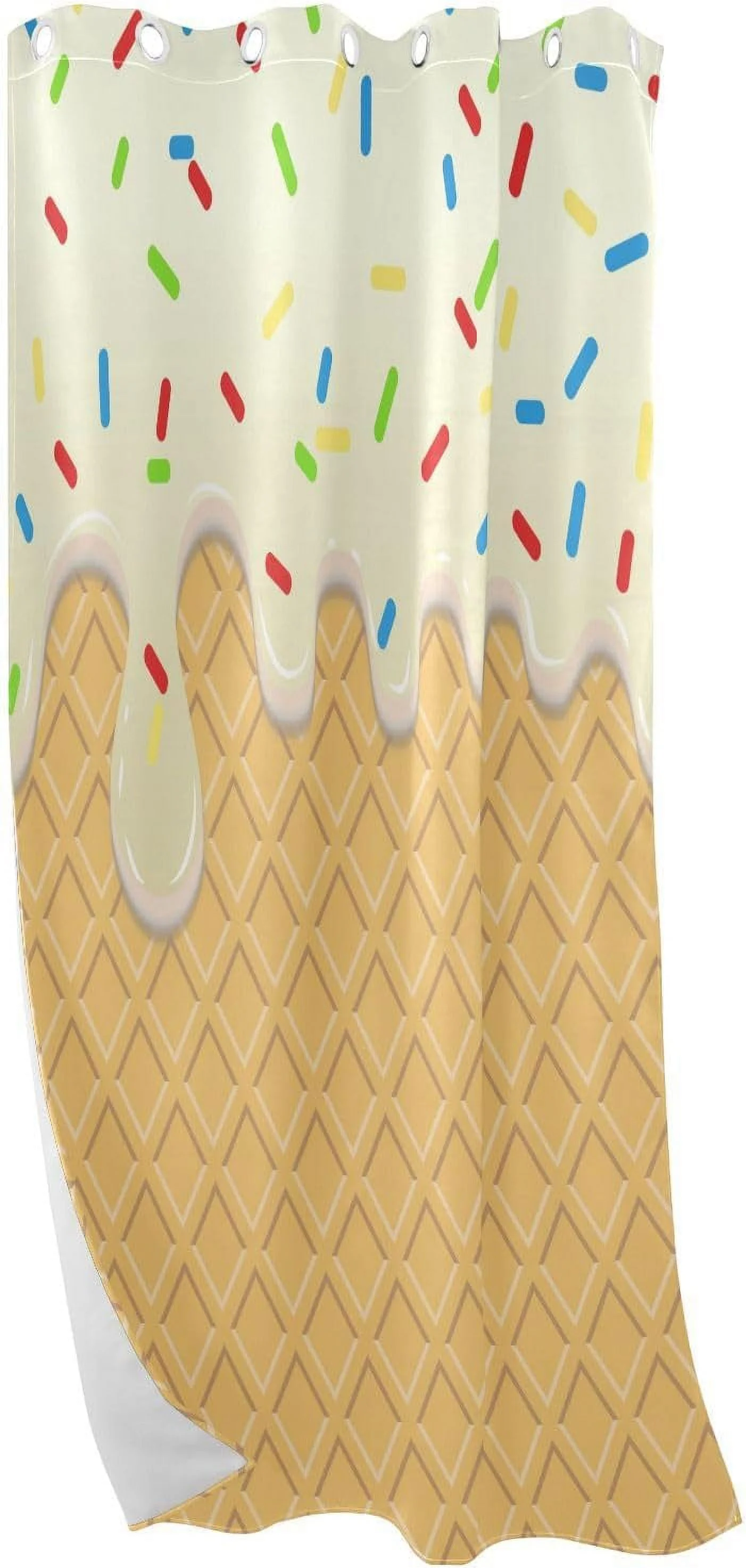 Hyjoy Flowing Ice Cream Blackout Curtains 84x42in,Thermal Insulated Room Darkening Curtains Window Curtain Panels for Bedroom Bath Living Room122