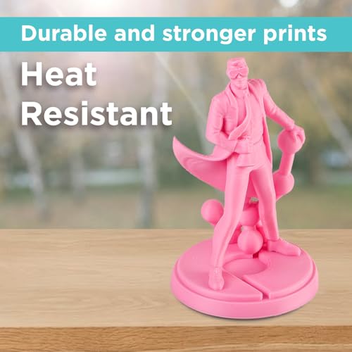 Polymaker ABS Filament 1.75mm Black, ABS 3D Printer Filament 1.75mm Heat Resistant 1kg - PolyLite ABS 3D Printing Filament 1.75mm, Strong & Durable, Dimensional Accuracy +/- 0.03mm