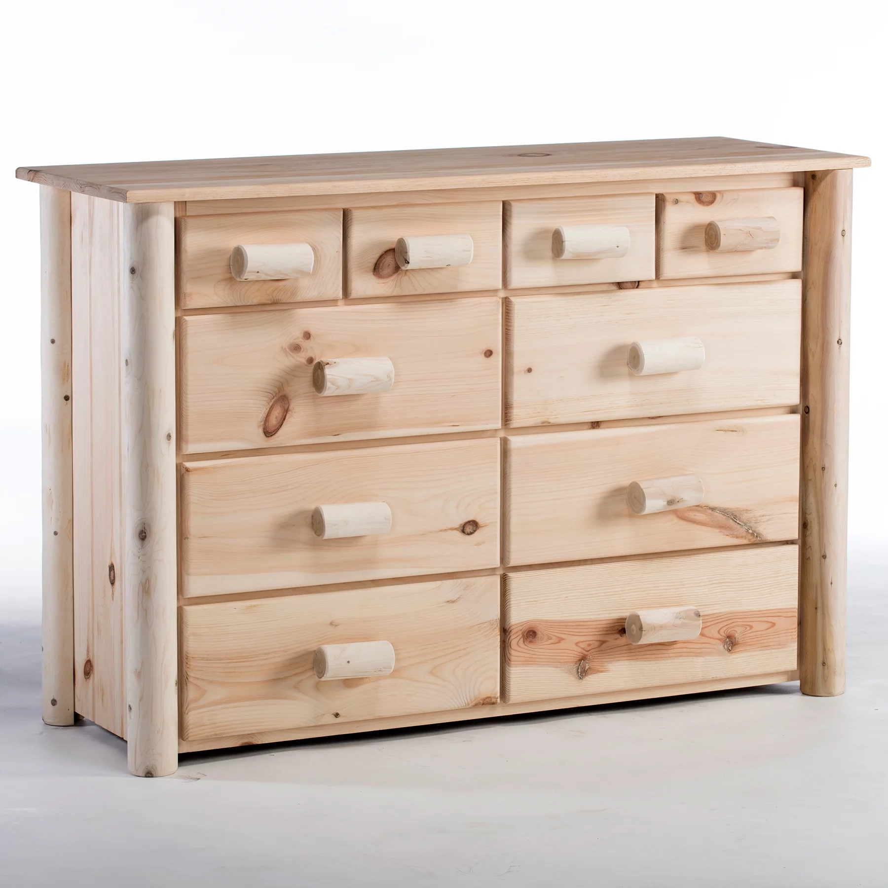 Frontier 10 Drawer Dresser - Unfinished