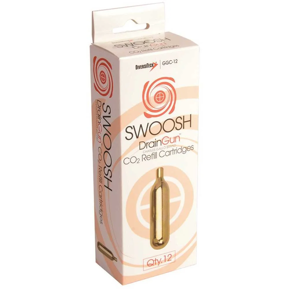 Diversitech GGC-12 Gallo Gun Co2 Cartridges - pack of 12