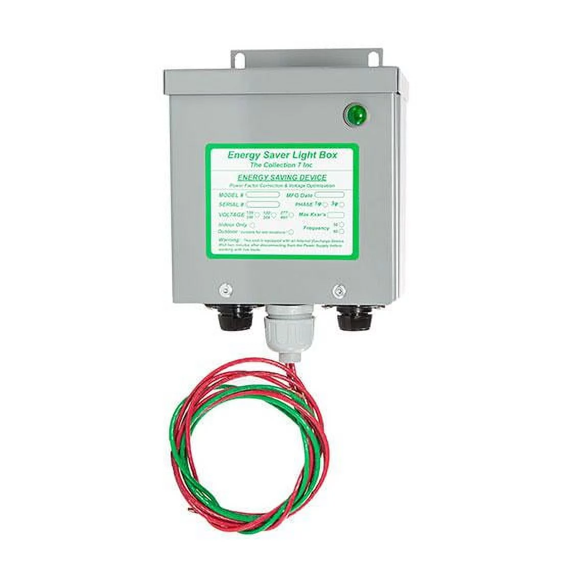 AES KVAR Unit 1200 200 Amp Electric Energy Saver Home Surge Protector Box (All Componets UL Listed)