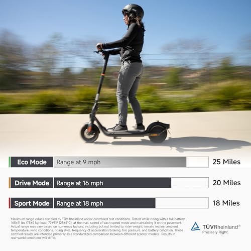 Segway Ninebot F2/F2 Pro Electric Scooter, Up to 20 MPH, Long Range, UL-2271 & UL-2272 Certified