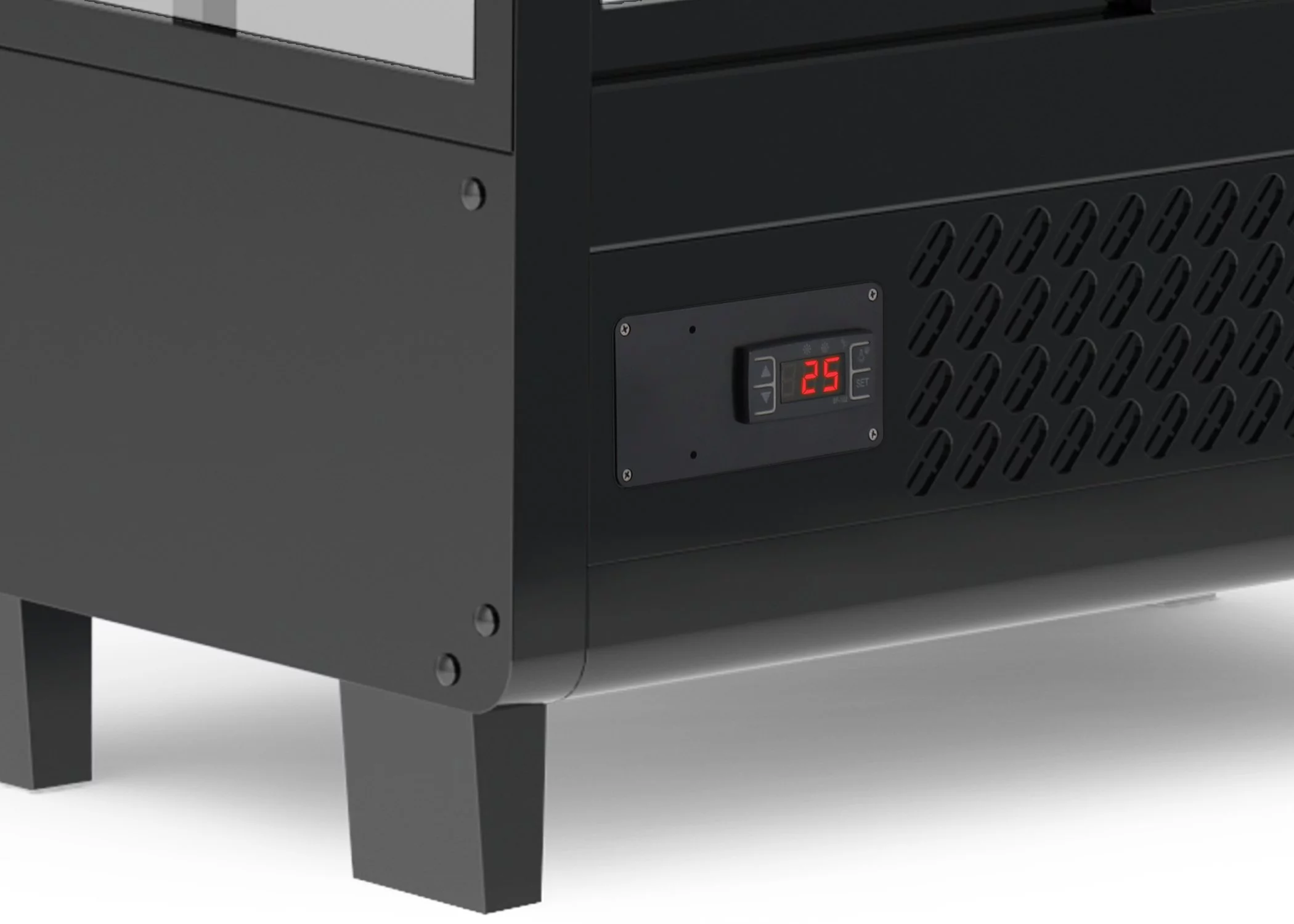 KoolMore 48 in. Glass Countertop Display Warmer, 6.5 Cu. ft.