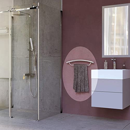 Bathroom Safety Hardware Bath/Toilet Grab Bar SUS304 Stainless Steel Handrail with Paper Holder 2in1 (Handrail with Paper Holder, Brushed Finished)