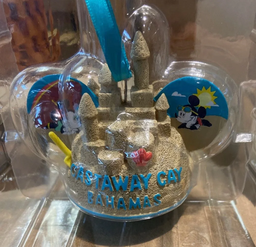 Castaway Cay 2021 Sand Castle Ears Hat Ornament - Disney Cruise Line