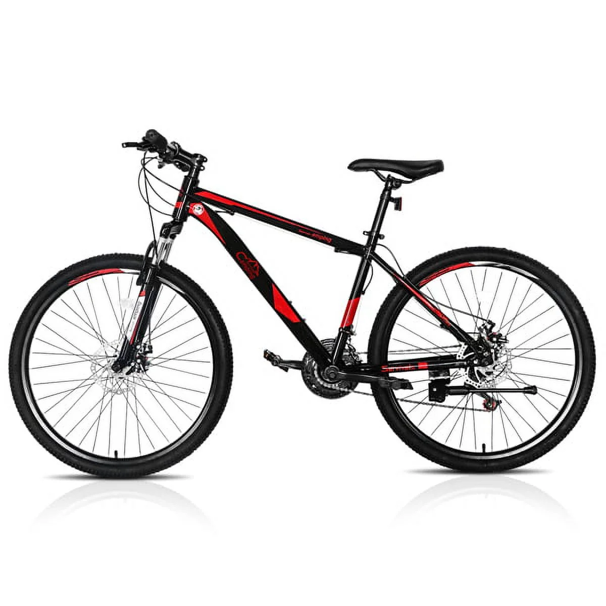 Bornmio 26 Inch 21 Speed ​​Explorer Red Black Mountain Bike