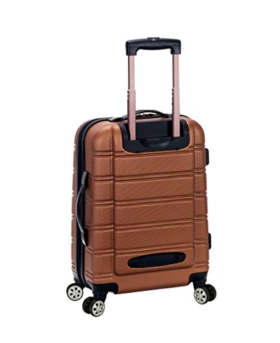 Rockland Melbourne Hardside Expandable Luggage with Spinner Wheels, 2TONENAVY, 2 Piece (20/28)