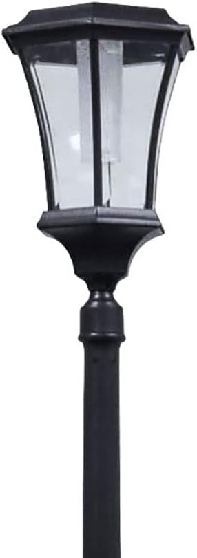 Sun-Ray Abigail Solar Lamp Post with Planter in Black
