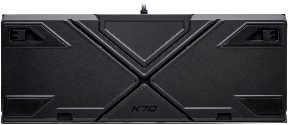 Corsair - Gaming K70 RGB Mk.2 Rapidfire Mechanical Wired Cherry MX Speed Switch Keyboard with RGB Back Lighting - Black