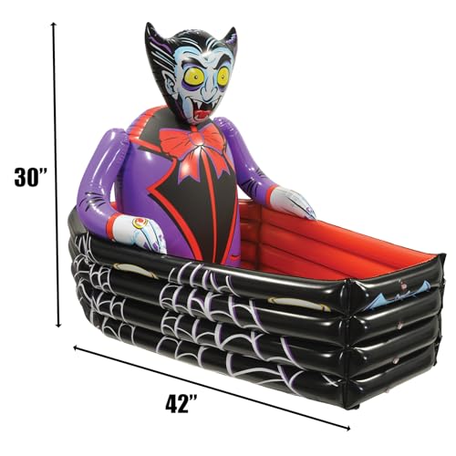 Beistle Inflatable Halloween Party Bundle- Buffet Cooler and Drink Holder