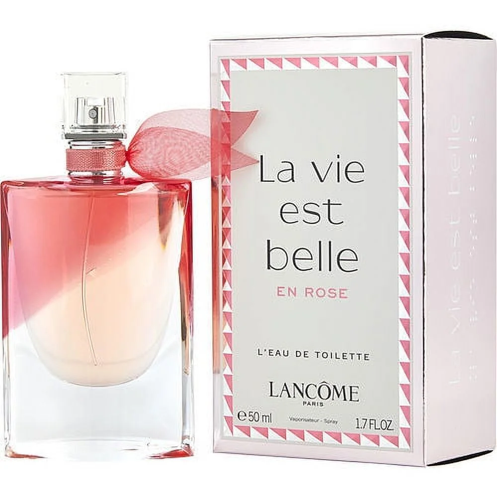 Lancome LA VIE EST BELLE EN ROSE EDT Spray - 1.7 oz - Floral Paradise Indulgence