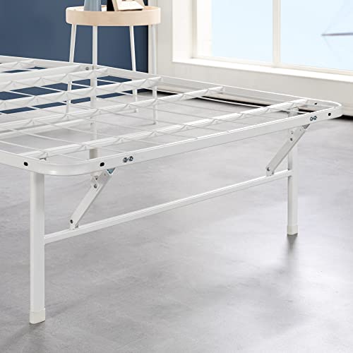 ZINUS Rumi 14in Full Metal Bed Frame, Quick Assembly SmartBase® Mattress Foundation, Heavy Duty Sturdy Steel with No Box Spring Needed, Eco-Friendly Packaging, Black