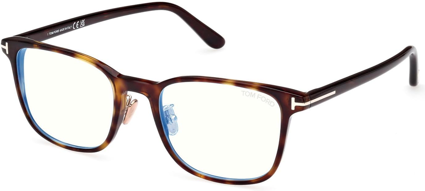 Tom Ford Eyeglasses FT 5925 -D-B Asian fit 052 Classic Dark Havana, Shiny Rose G