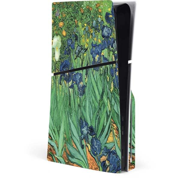 Skinit Decal Gaming Skin Compatible with PS5 Slim Disk Console - Officially Licensed Green Wheat Fields by Vincent Van Gogh Design
