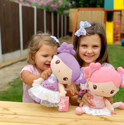 Gloveleya Baby Girl Gift First Baby Doll Plush Doll Print Sunflowers