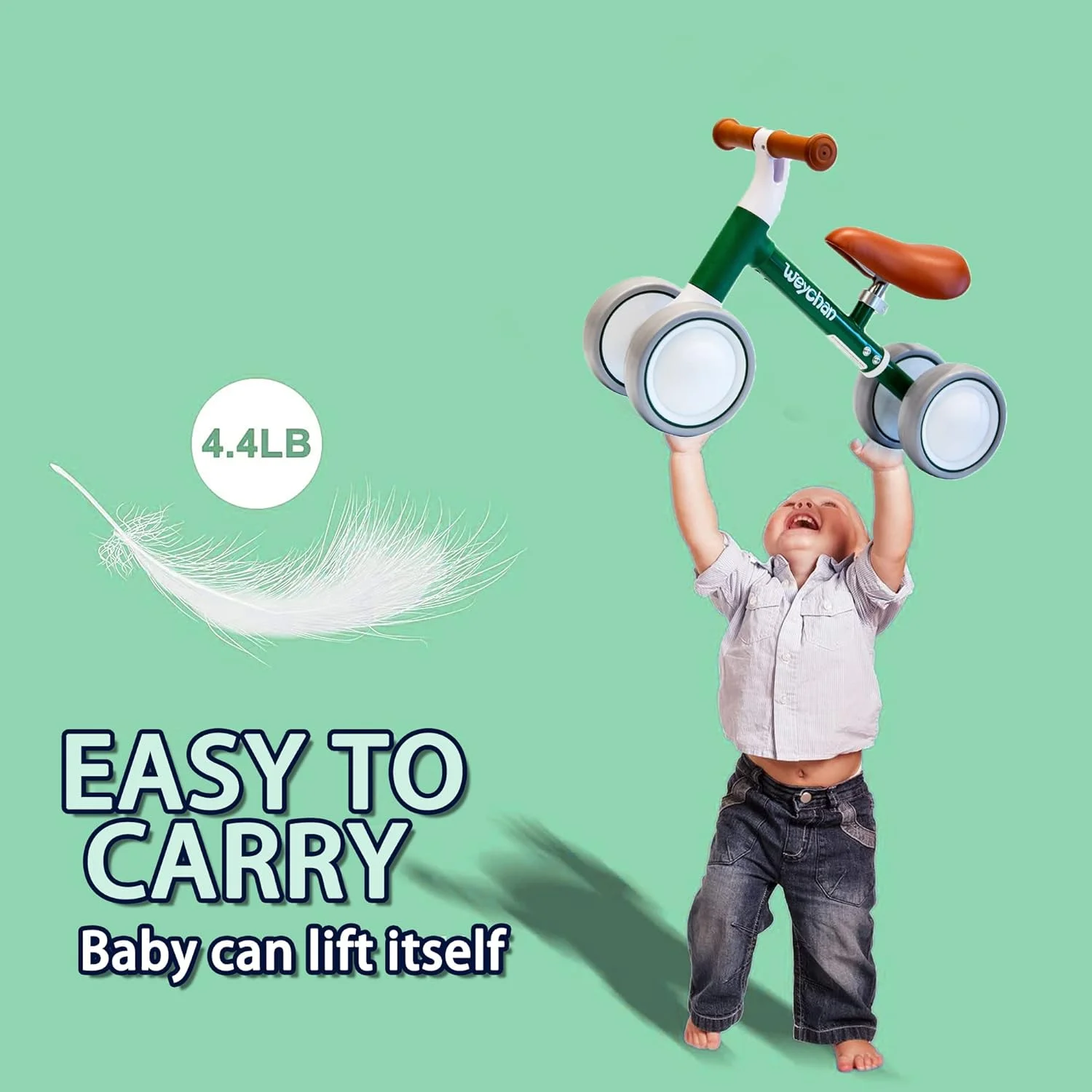 Baby Balance Bike Toys for 1 Year Old Boy Gifts, Adjustable Toddler Balance Bike One Year Old Girl Gifts, 12-36 Months Infant's Best First Birthday Gifts No Pedals Bike