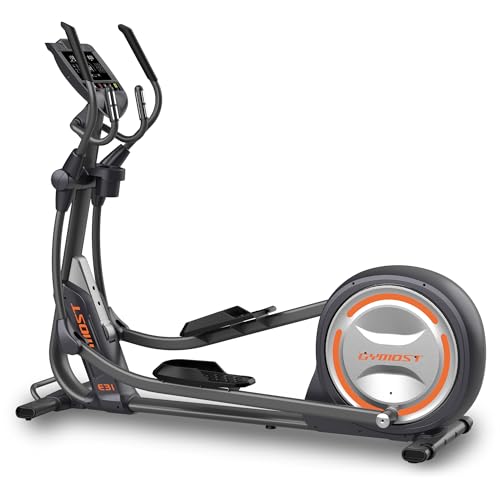 Elliptical Machine, Elliptical Exercise Machine for Home with Hyper-Quiet Magnetic Drive System, Elliptical Trainer with 32 Resistance Levels, Large LED Monitor