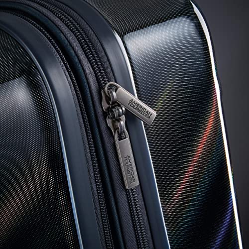 American Tourister Moonlight Hardside Expandable Luggage with Spinner Wheels, Blue Terazzo, 2-Piece Set (20/28)