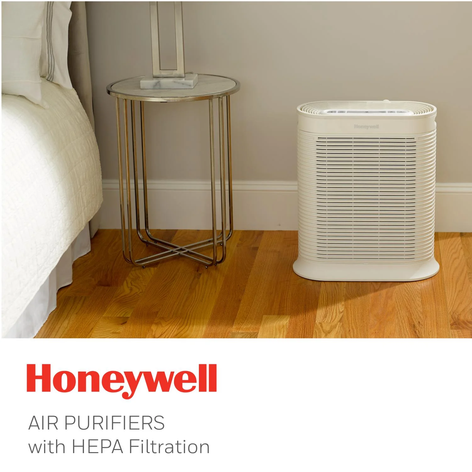 Honeywell Air Purifier, HPA304, 465 sq ft, HEPA Filter, Allergen, Smoke, Pollen, Dust Reducer
