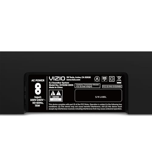 VIZIO 2.0 Soundbar w/Dolby Atmos & DTS:X, Bluetooth Speaker, QuickFit™ Compatible – SV200M-08 (New, 2024 Model)
