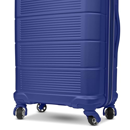 American Tourister Stratum 2.0 Expandable Hardside Luggage with Spinner Wheels, Purple Haze, Carry-on