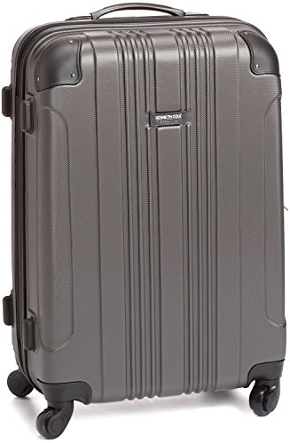 Kenneth Cole REACTION Out of Bounds Lightweight Hardshell 4-Wheel Spinner Luggage, Cobalt Blue, 20-Inch Carry On