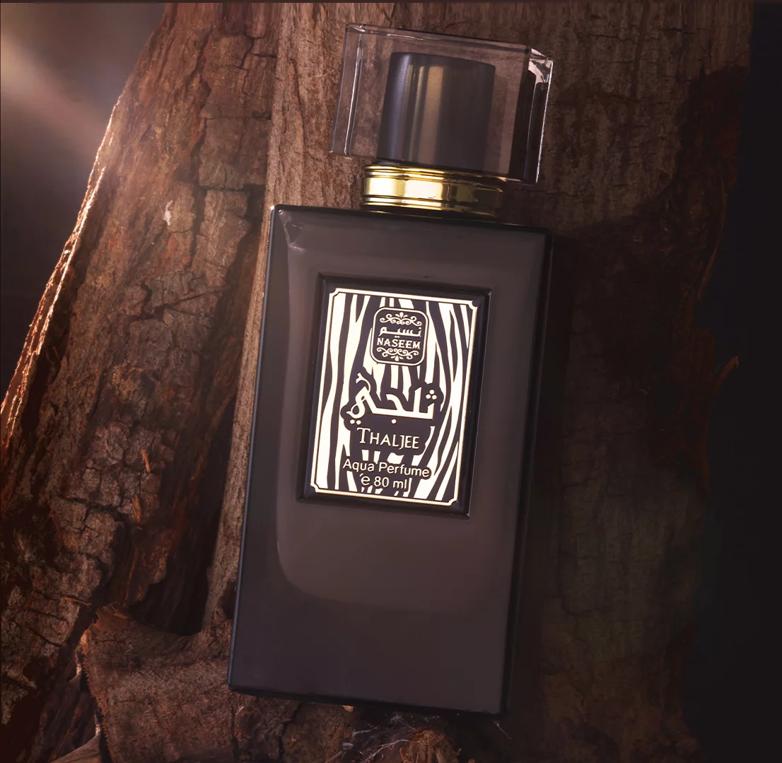 Thaljee Aqua Perfume Arabic Non Alcoholic Fresh Rose Leather Musk Men Parfum by Naseem