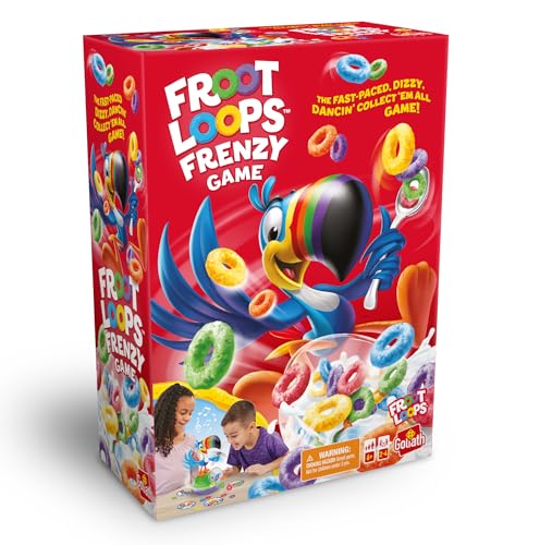 Goliath Froot Loop Frenzy - Skill & Action Game - The Fast-Paced, Dizzy, Dancin' Collect 'Em All Game! Ages 6 and Up, 2-4 Players