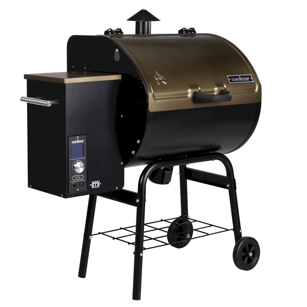 Camp Chef PG24STXB - Bronze Pellet Smoker Grill with 10 Smoke Settings - Black