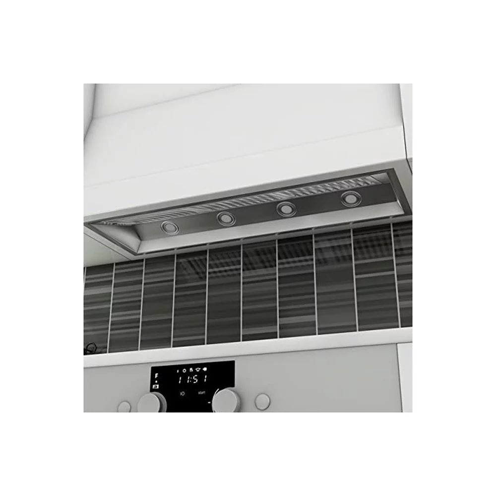 ZLINE 695-46 Deep 46 Inch Range Hood Insert with LED Lighting, Stainless Steel