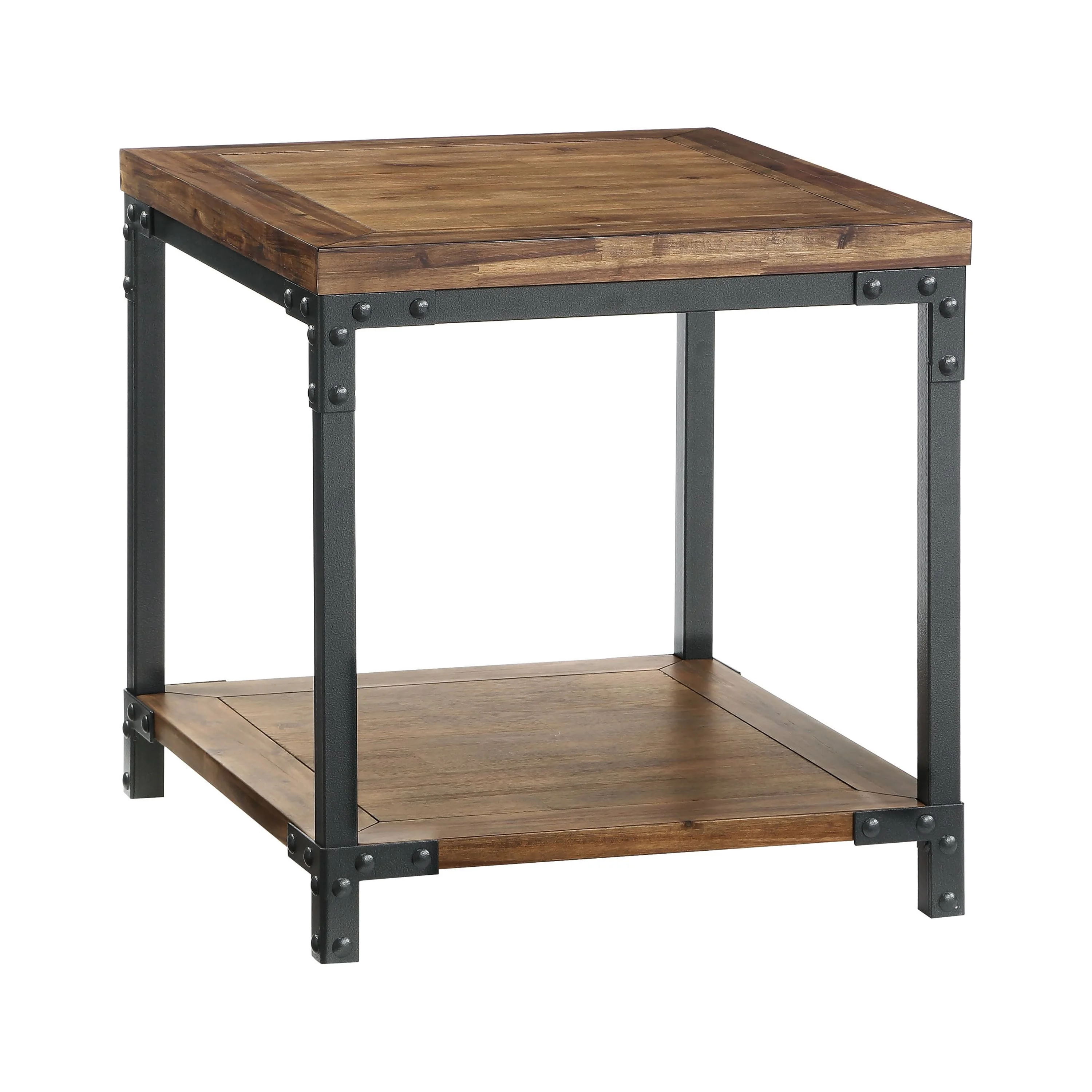 Rustic Industrial Coffee Table - 48.4 - Style & Function