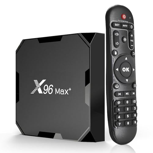 TV Box Android 9.0,Smart Media Player 4+32GB HD Android Box S905x3,Support 4K/3D 2.4&5 GHz WiFi BT 4.0 Smart TV Box with Remote (32GB)