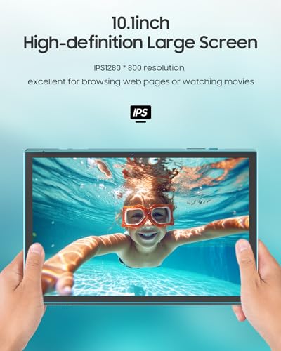 ATOZEE 10 in Tablet 2 in 1 Android 14 Tablets with Keyboard 10 inch Tabletas, Include Mouse Stylus Pen Case, 6000mAh 6GB+32GB ROM 1TB Expandable Tableta, 2MP+8MP Dual Camera, WiFi-6 BT Tablet PC.