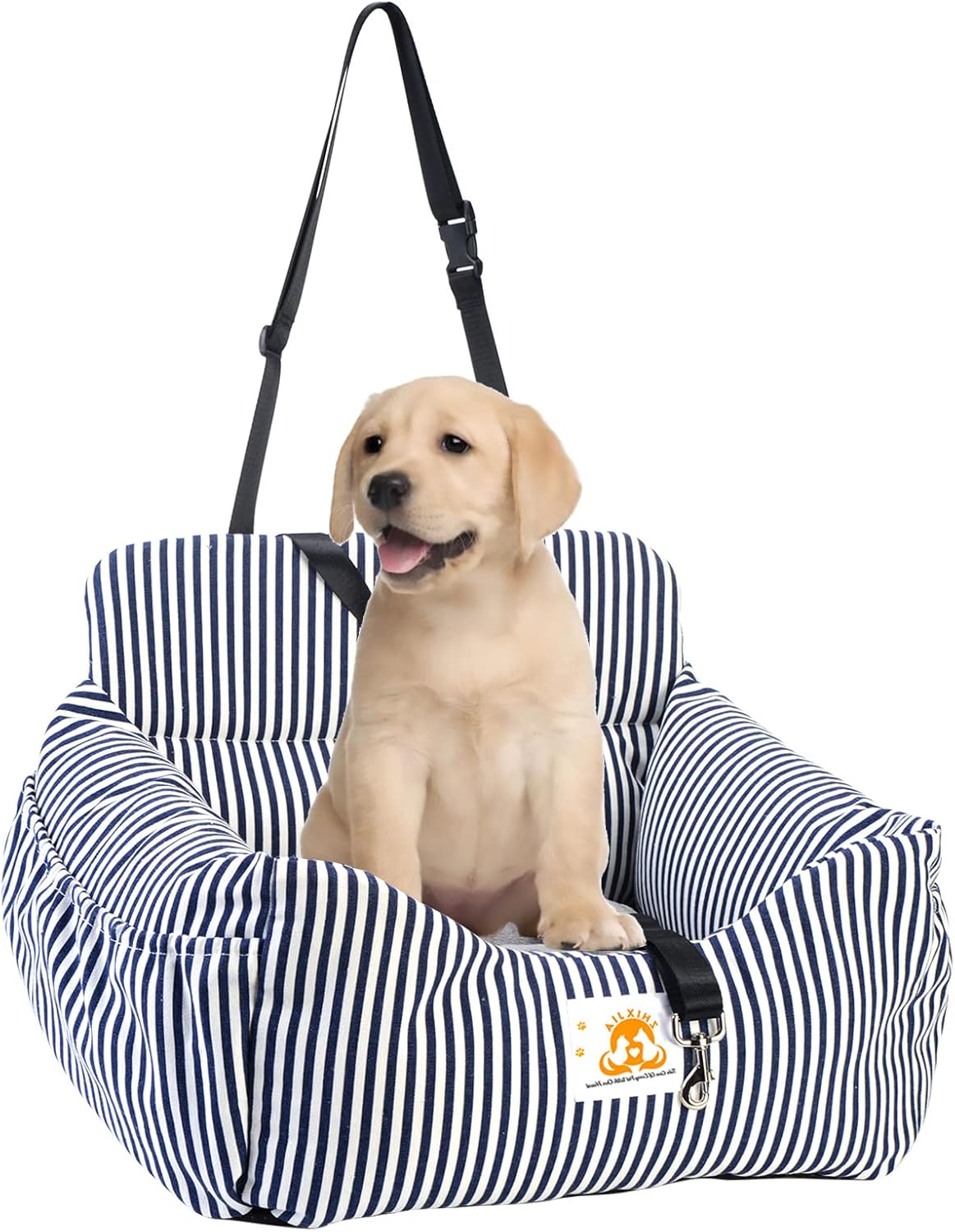 Dog Car Seat,Dog Car Seats for Small Dogs Travel Bed,Pet Booster Seat with Storage Pocket and Safety Leash,Detachable Washable Puppy Pet Car Seat for SUVs/Trucks Front Back