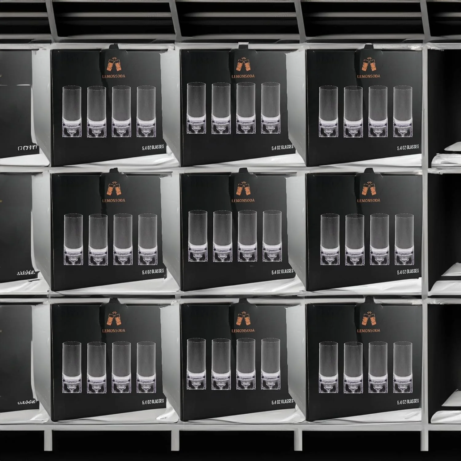 Highball Bubble Glasses (Bubble Highball Set Of 36) [2041]