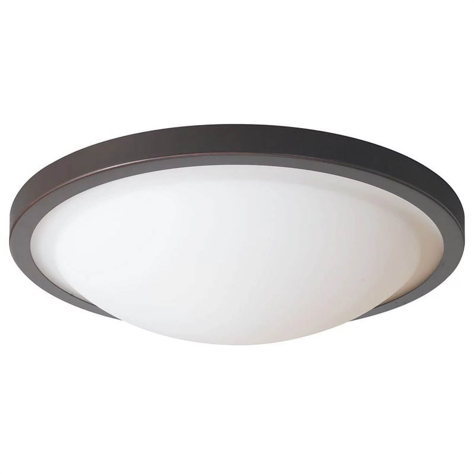 Woodbridge Lighting Cosmo 2-Light Glass Flush-Mount in Bronze (Set of 4)